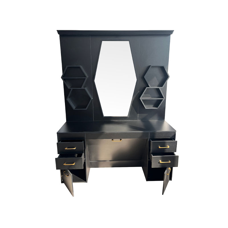 HZ2040 Solek solek dengan meja solek cermin berlampu HD