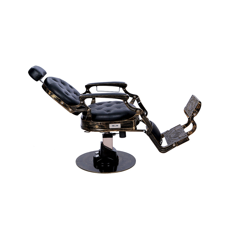 HZ8799DD Kerusi gunting rambut berlapis emas lapuk gaya antik