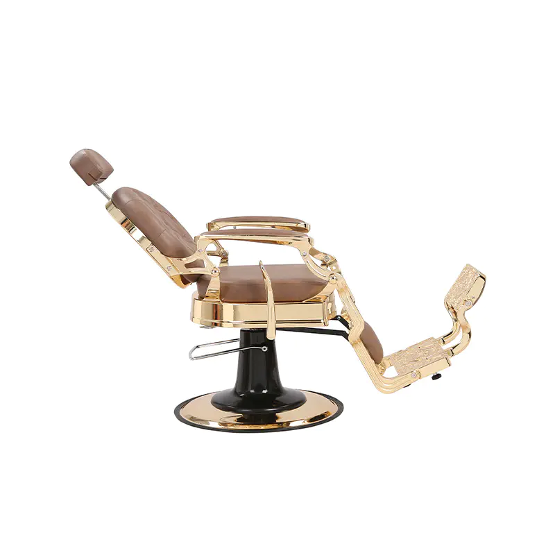 HZ8799B-K / HZ8799B-R / HZ8799G-R / HZ8799H-Z Kerusi gunting rambut hitam dengan bingkai emas