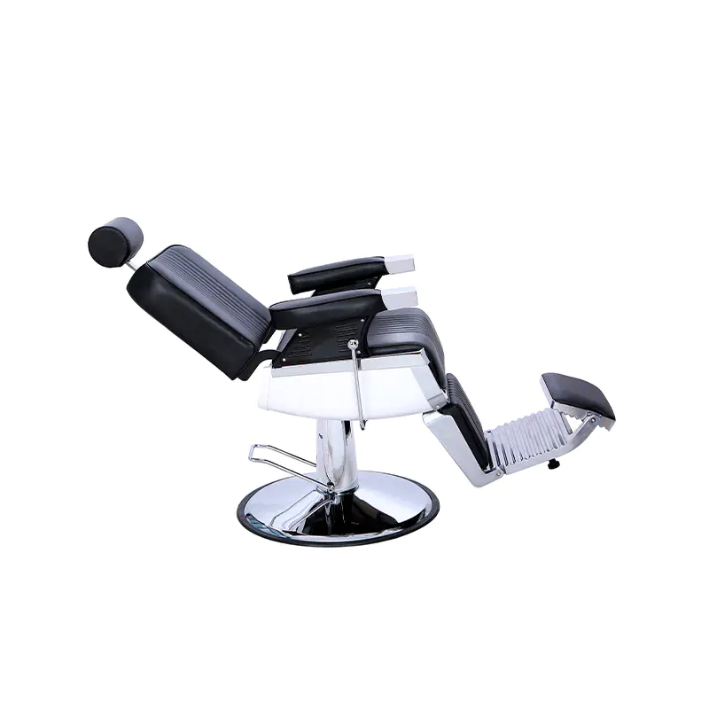 HZ8740BK / HZ8740BR / HZ8740RD / HZ8740BW / HZ8740RW Kerusi gunting rambut klasik sandar hidraulik merah