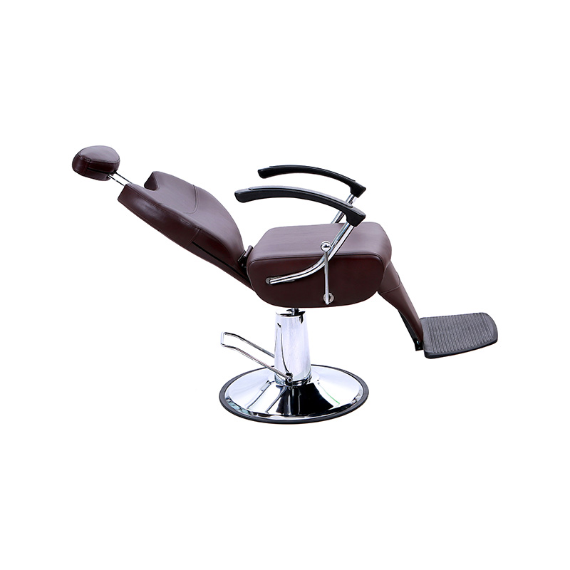 HZ8762RD / HZ8762BR Kerusi khas salun rambut pedal kaki dilebarkan kulit merah / hitam
