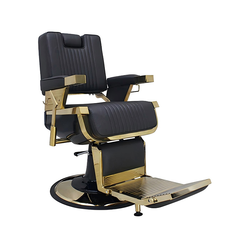 HZ8740GD / HZ8740DZ / HZ8740DB Kerusi gunting rambut gaya lincoln retro klasik hitam