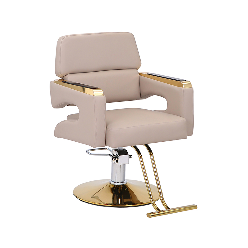 HZ88202/HZ88202BK Kerusi rambut penggayaan hidraulik hitam/kelabu