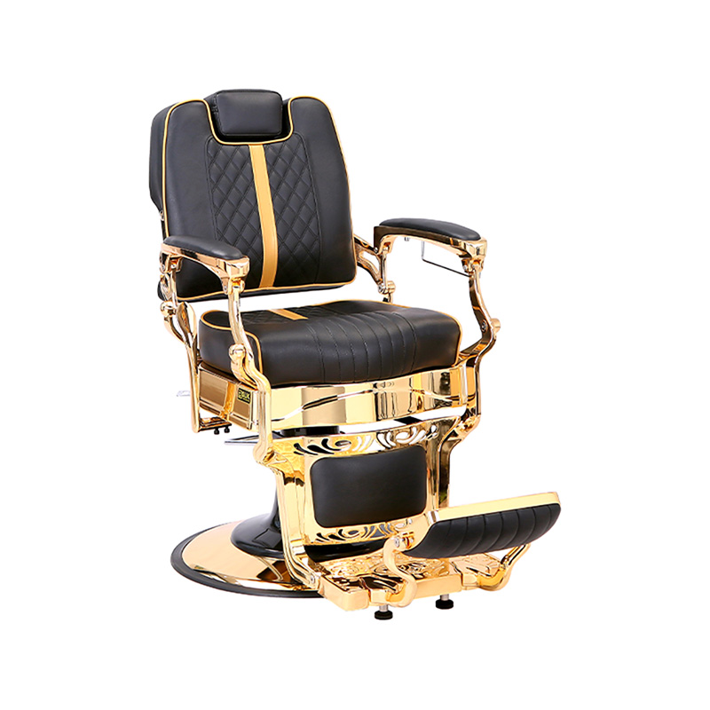 HZ87104 Kerusi gunting rambut vintaj boleh laras gaya industri dengan bingkai logam yang kukuh