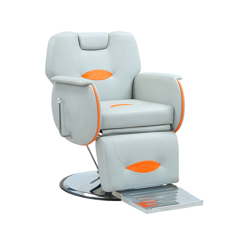 HZ87128 Kerusi salon baring tugas berat biru asap