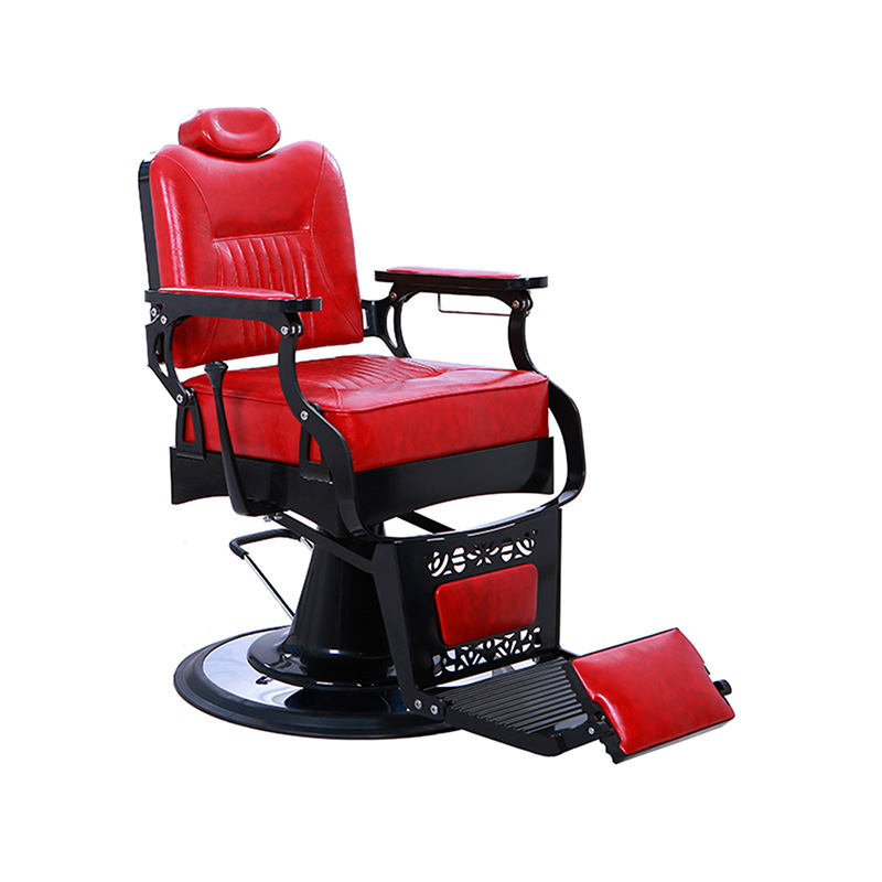 HZ8754RD Kerusi salun merah gaya vintaj